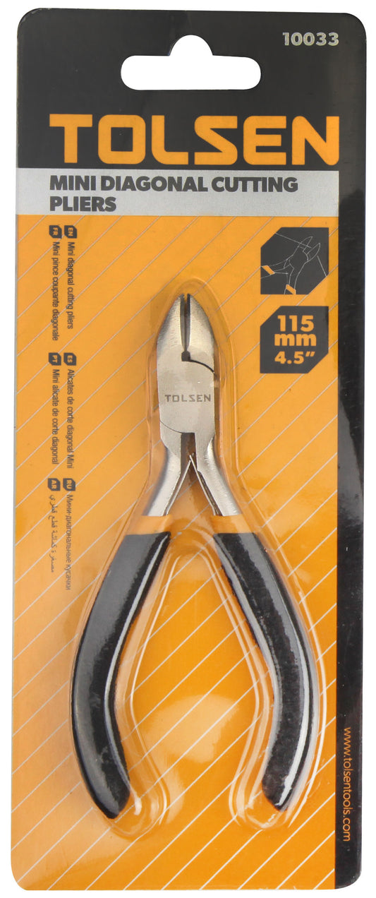 MINI DIAGONAL CUTTING PLIERS (4.5")