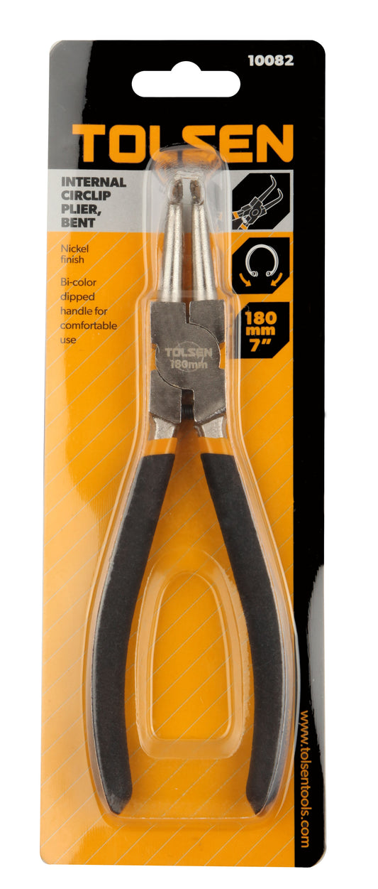 INTERNAL CIRCLIP PLIERS, BENT 7" / 9"