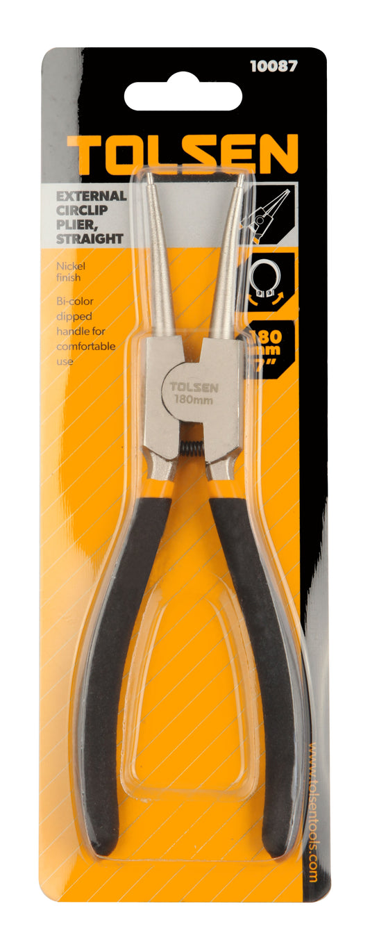 EXTERNAL CIRCLIP PLIERS, STRAIGHT 7" / 9"