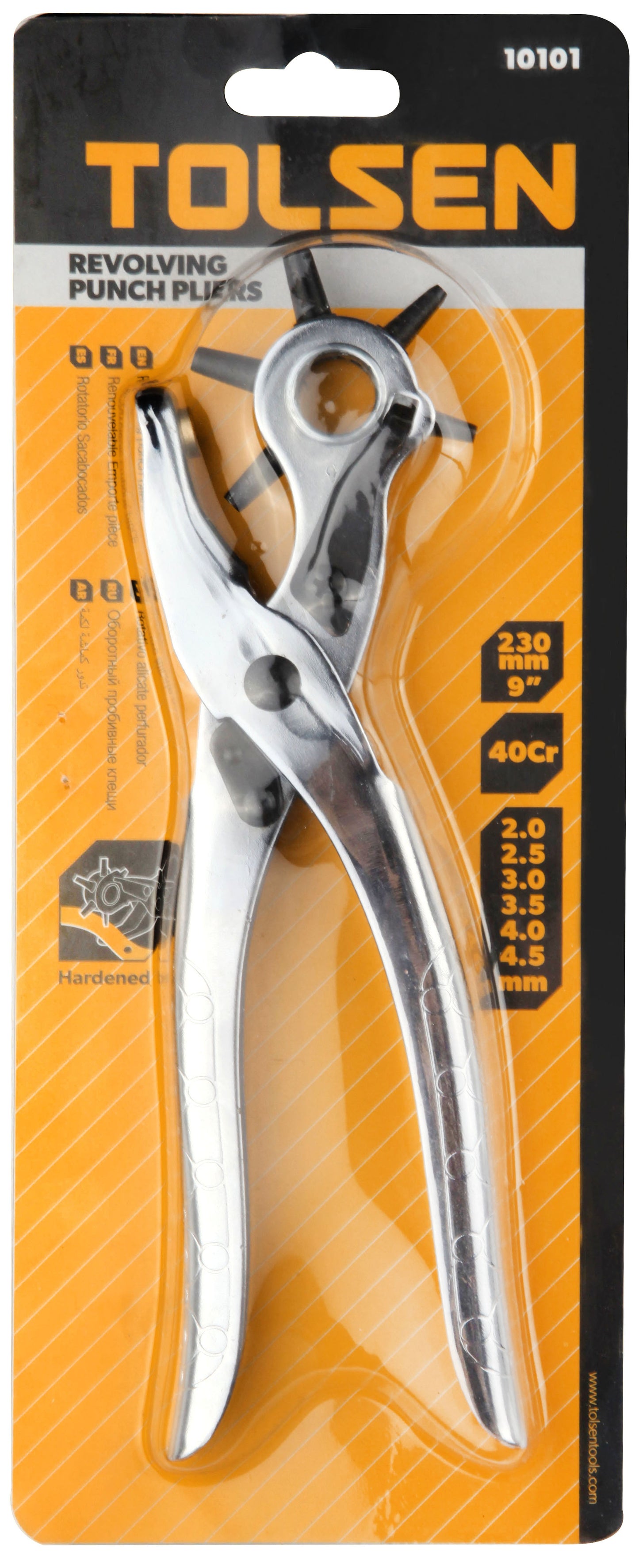 REVOLVING PUNCH PLIERS (9")