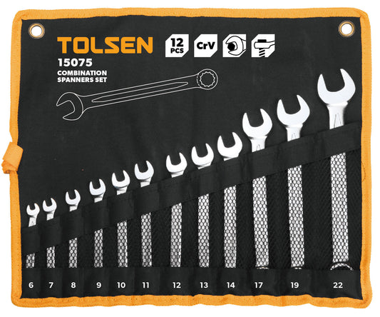 12PCS COMBINATION SPANNERS SET