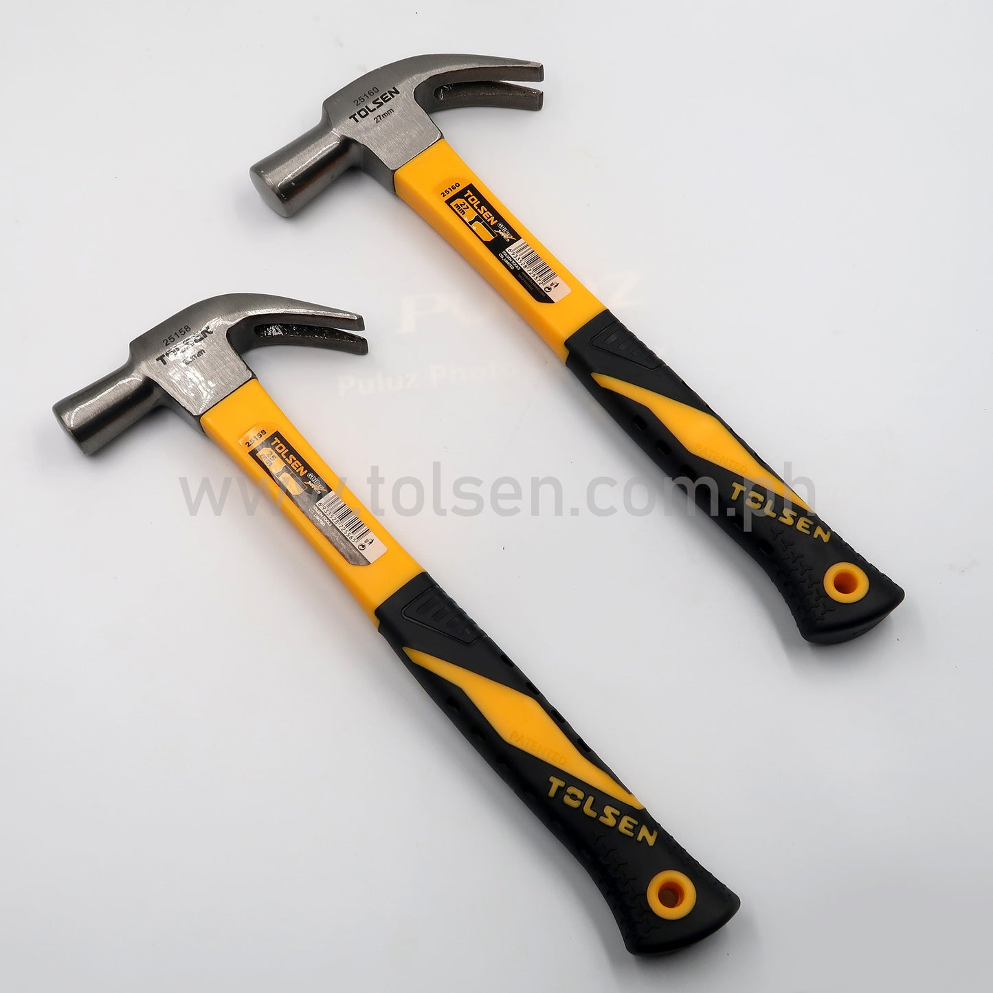 British Type Claw Hammer (25mm | 27mm) GriPro Series Fiberglass Handle