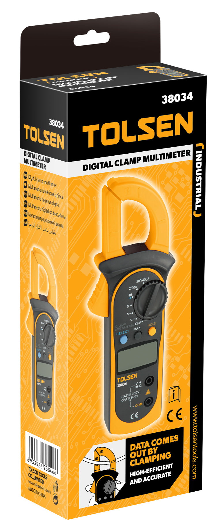 DIGITAL CLAMP MULTIMETER – Tolsen Tools Philippines