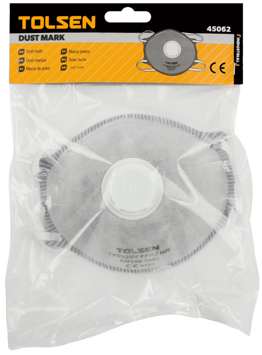 INDUSTRIAL DUST MASK WITH ACTIVE CARBON