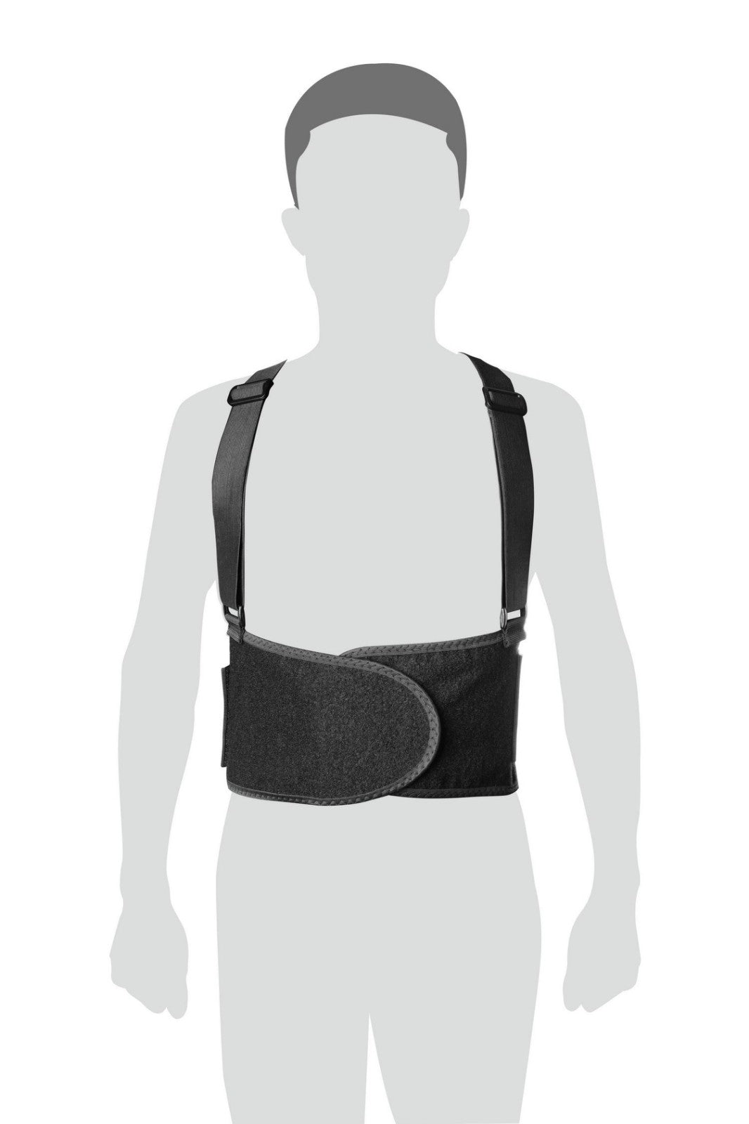 BACK SUPPORT BELT WITH ADJUSTABLE SUSPENDERS S-XL