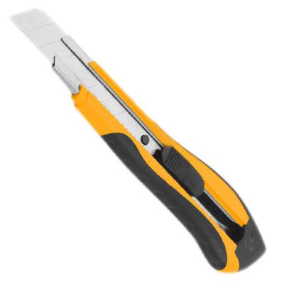 Blade Cutter Knife Snap Off w/ Self Lock (18x100mm) TPR Handle 30015