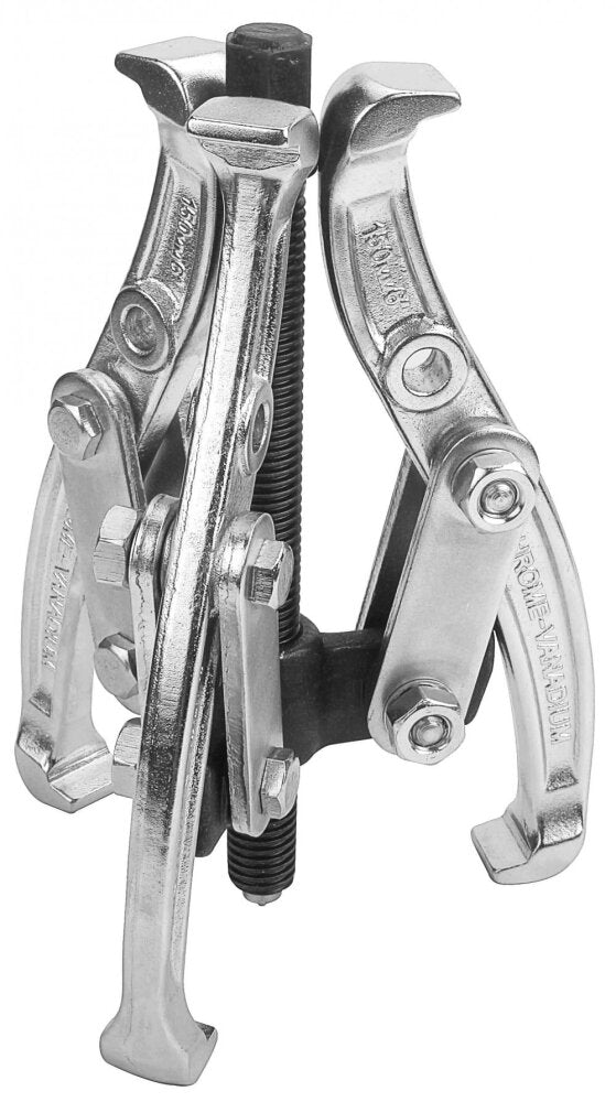 INDUSTRIAL 3-JAW GEAR PULLER CHROME PLATED (3" / 4" / 6" / 8")