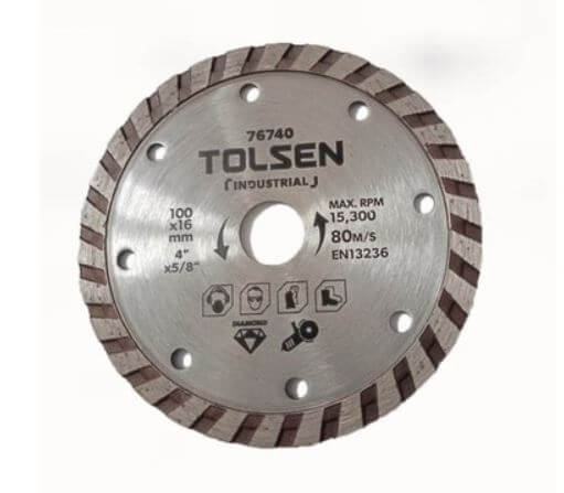 Turbo Diamond Cutting Disc (4" | 4.5" | 5" | 7" | 9") Industrial Grade Tile Cutting