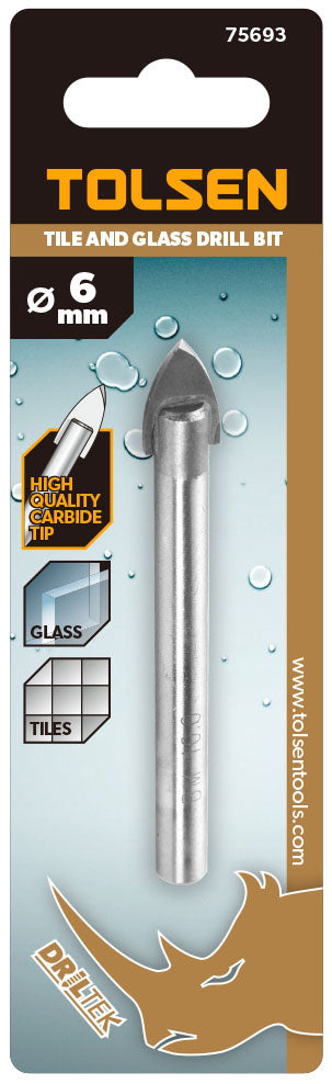 TILE AND GLASS DRILL BIT (3MM-12MM)