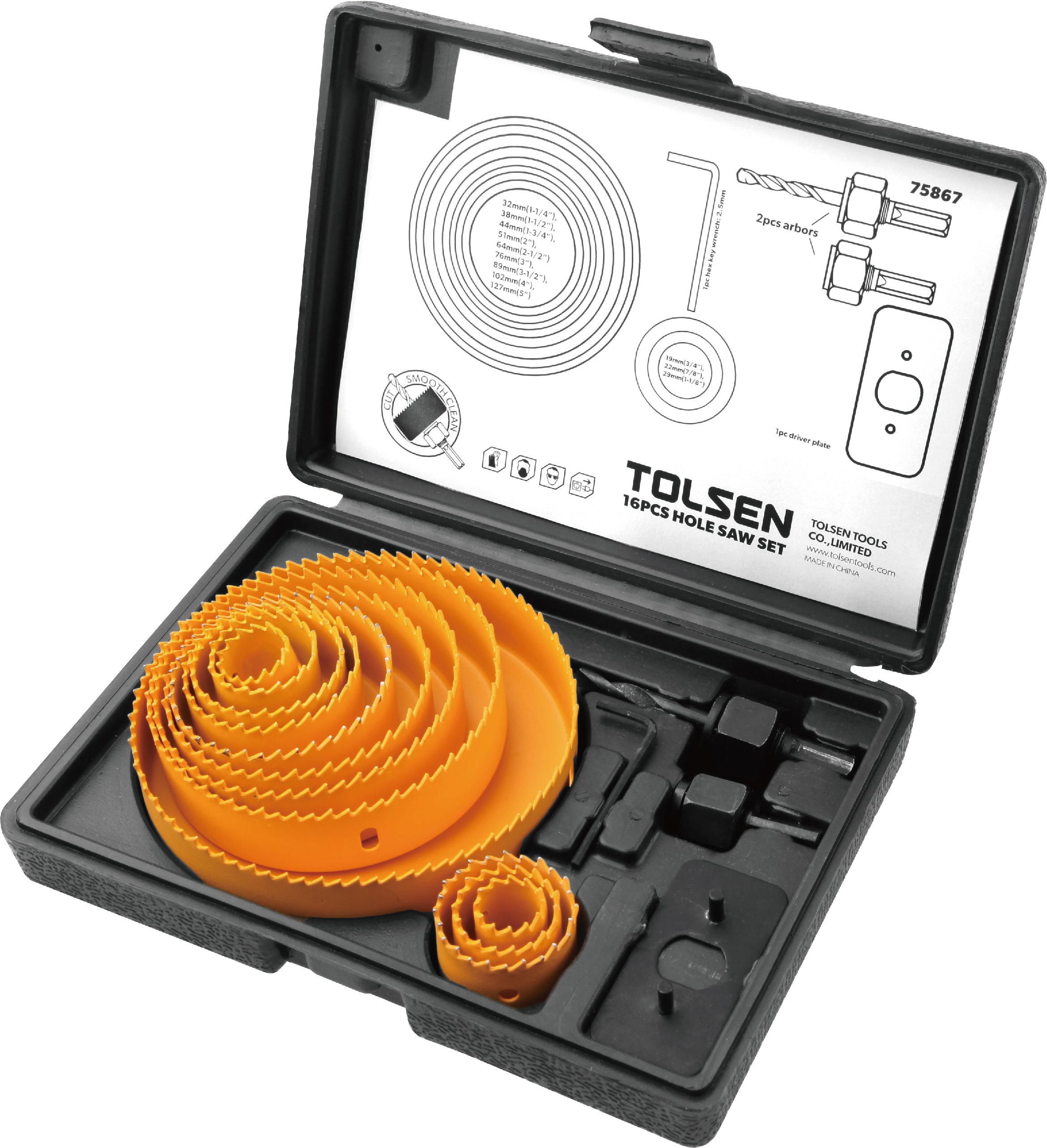 Toolsen 16PCS HOLE SAW SET – Tolsen Tools Philippines