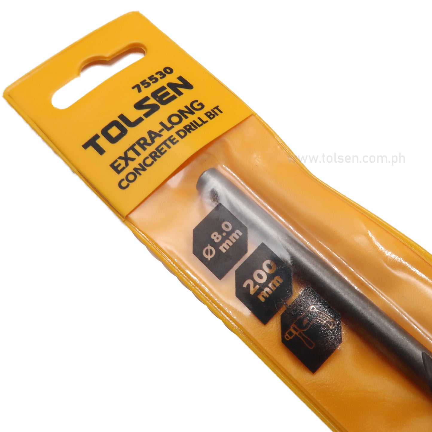 Tolsen Extra Long Concrete Drill Bit (Ø6mm to 25mm | L200mm to 400mm) Top Quality TCT Tip