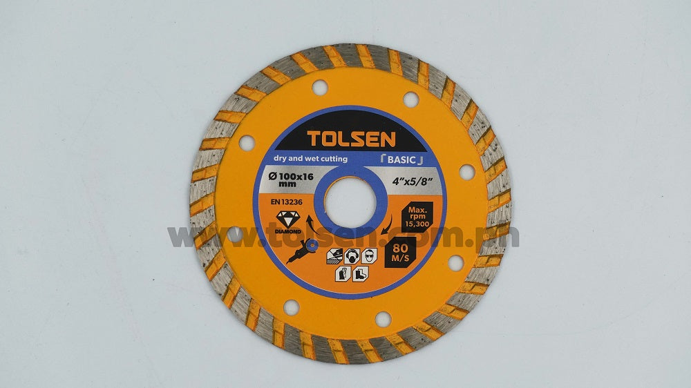 Turbo Dry & Wet Diamond Cutting Disc (4" | 4.5" | 5" | 7" | 9") Tile Cutting