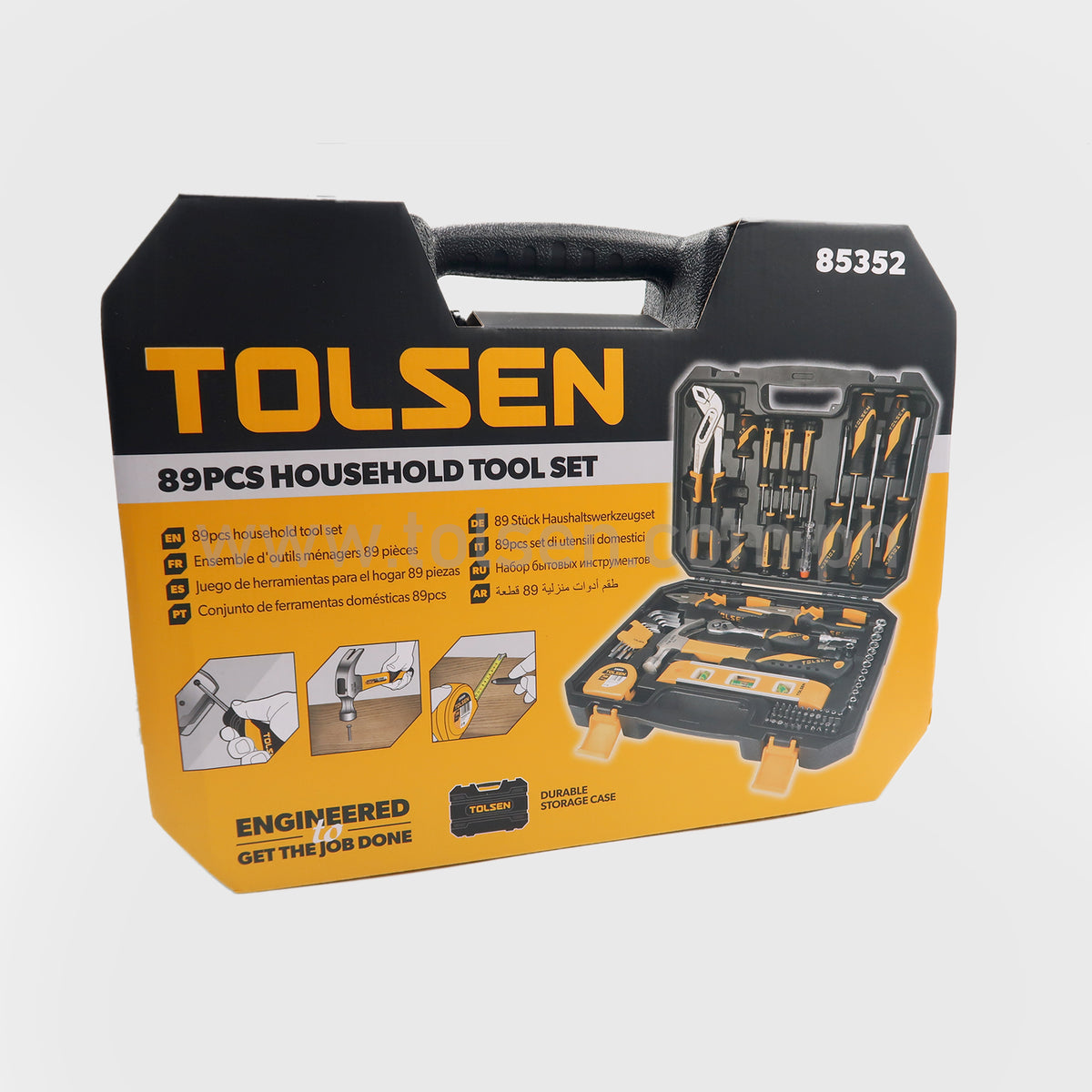 89pcs Household Tool Set 85352 – Tolsen Tools Philippines