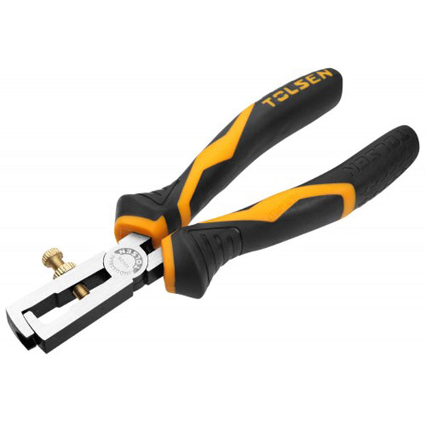 INDUSTRIAL WIRE STRIPPING PLIERS (6")