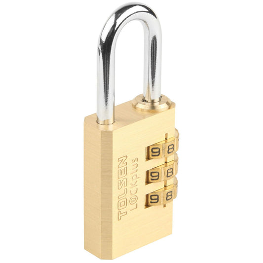 INDUSTRIAL COMBINATION BRASS PADLOCK 20MM / 30MM