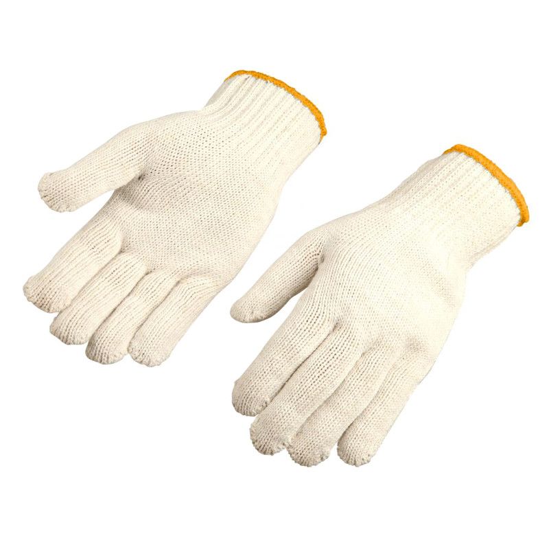 12PAIRS COTTON & POLYESTER WORKING GLOVES (10-XL)